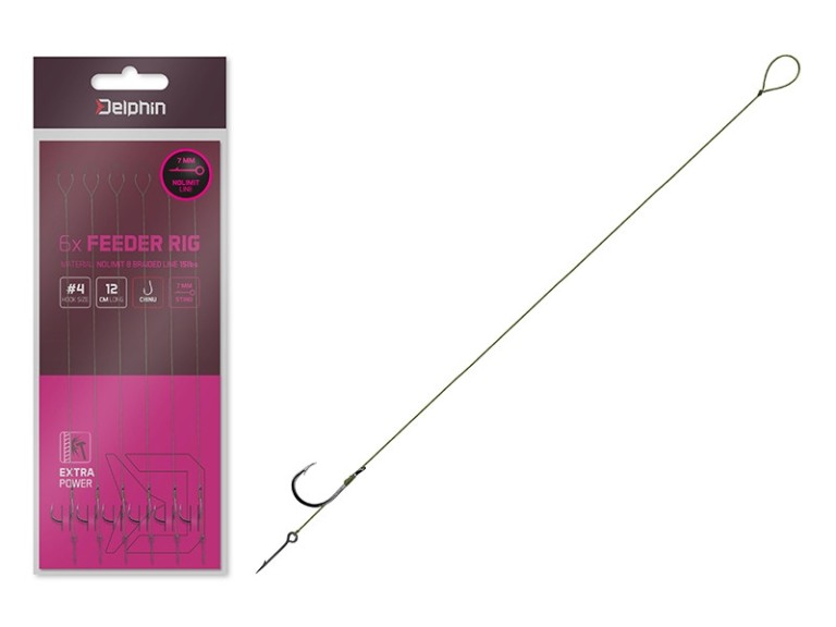 Delphin NoLimit Sting kötött csalitüskés horog #6 6 db / 12 cm