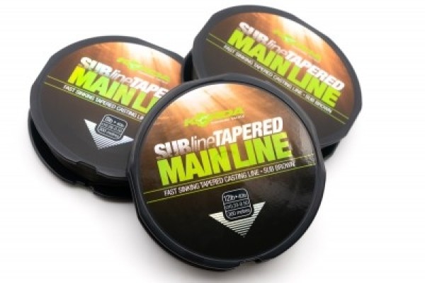 Korda Subline Tapered Mainline 0.28-0.50 mm Brown - Vastagodó monofil főzsinór 300 m