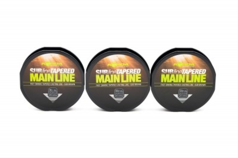 Korda Subline Tapered Mainline 0.28-0.50 mm Brown - Vastagodó monofil főzsinór 300 m