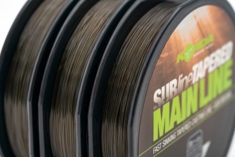 Korda Subline Tapered Mainline 0.28-0.50 mm Brown - Vastagodó monofil főzsinór 300 m