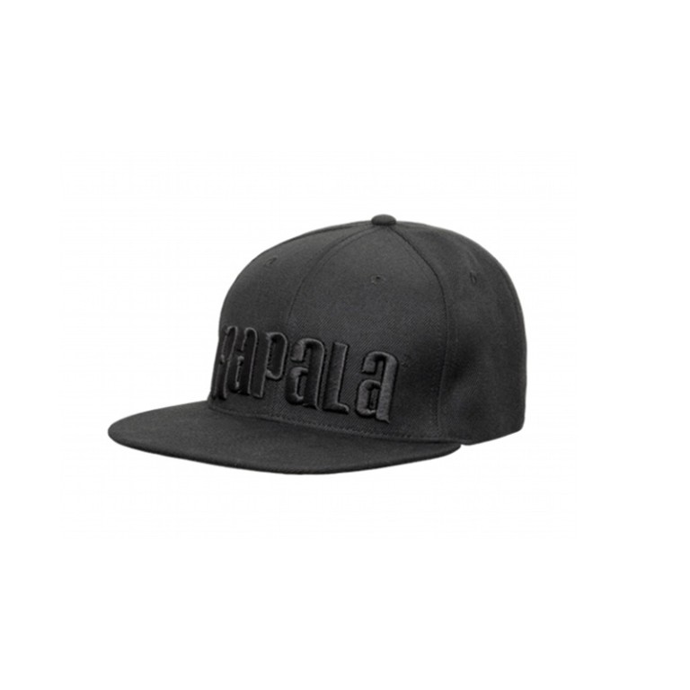 Rapala Black Flat Brim Cap - Baseball sapka