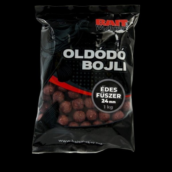 Bait Maker Oldódó bojli 24 mm - Édes Fűszer 1 kg