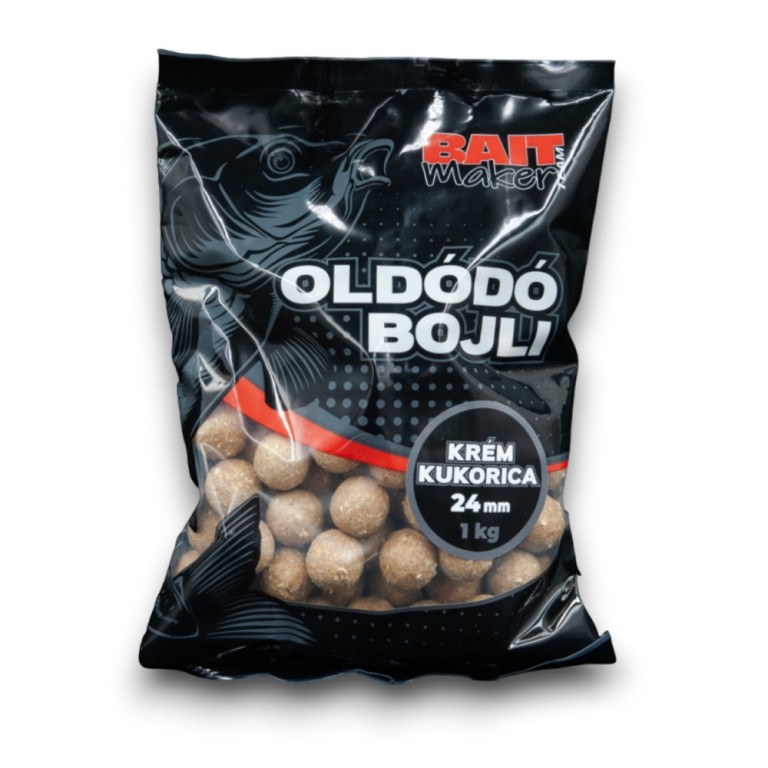 Bait Maker Oldódó bojli 24 mm - Kukorica Krém 1 kg