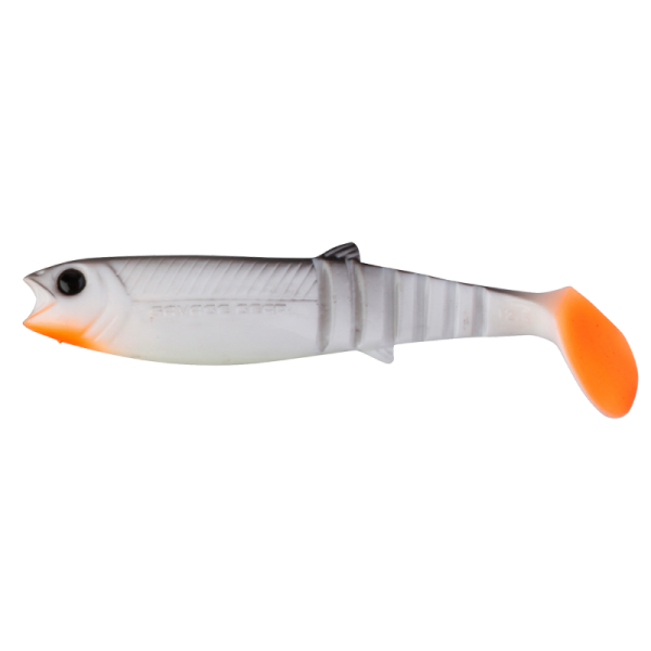 Savage Gear LB Cannibal Shad 6,8 cm 3 g White/Black - Gumihal