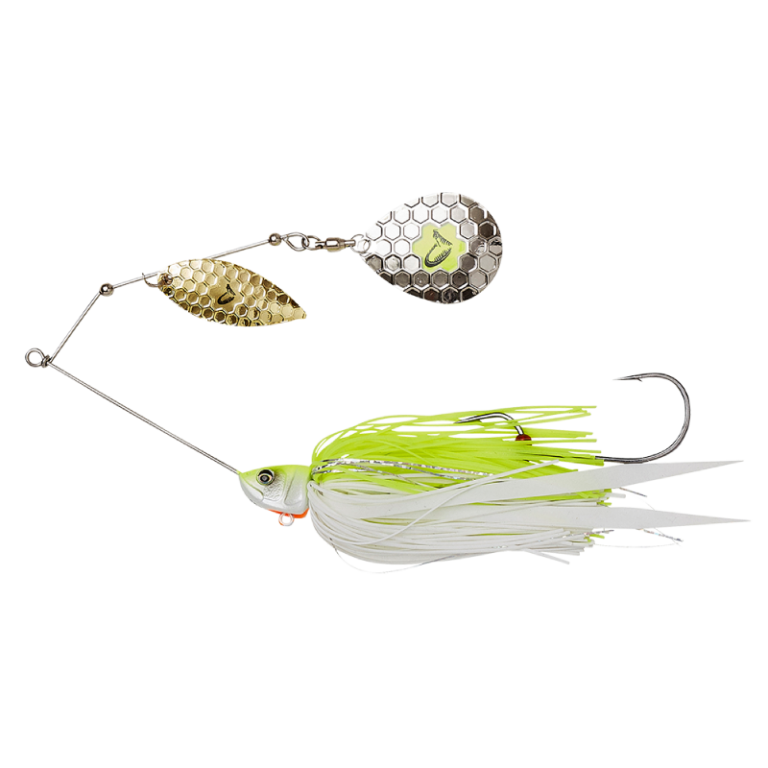 Savage Gear Da Bush Spinnerbait 14 cm 21 g Sinking Yellow White Silver - Villantó