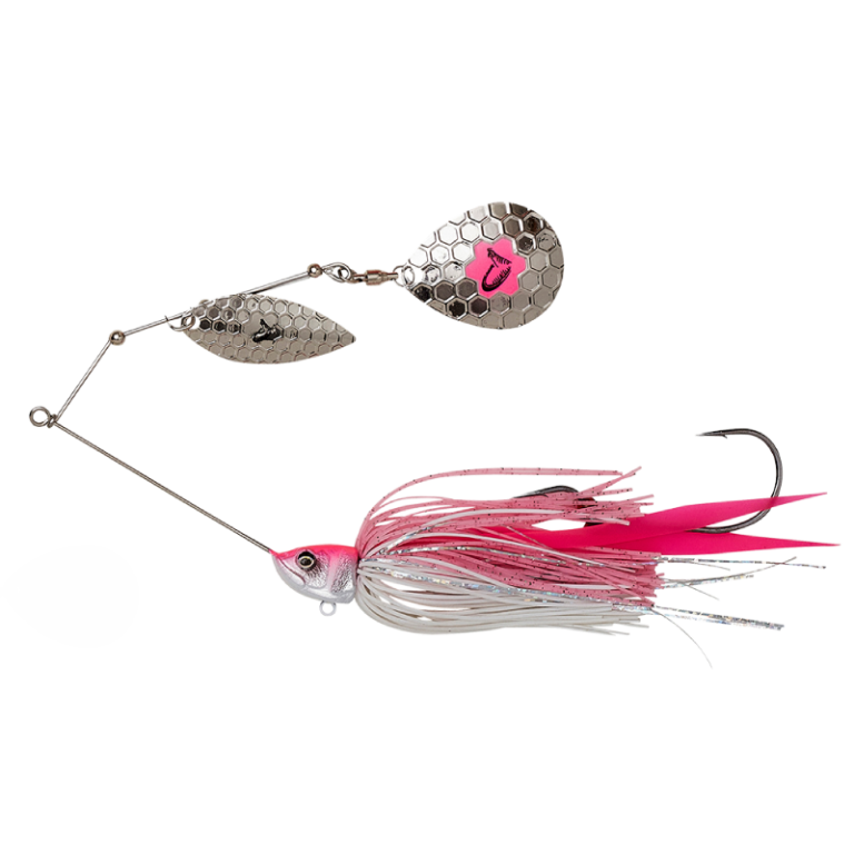 Savage Gear Da Bush Spinnerbait 14 cm 21 g Sinking Pink Silver - Villantó