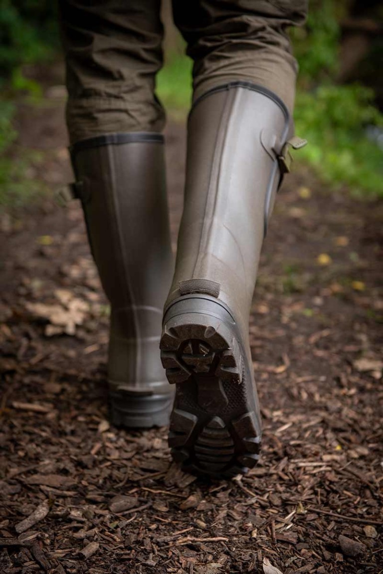 Fox Neoprene lined Camo/Khaki Rubber Boot - Csizma neoprén belsővel