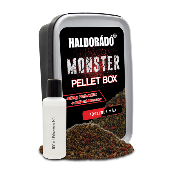 Haldorádó Monster Pellet Box - Fűszeres máj