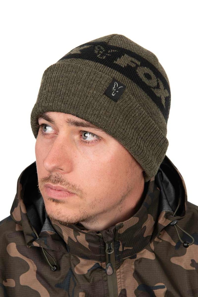 Fox Collection Beanie Hat G/B - Téli Sapka