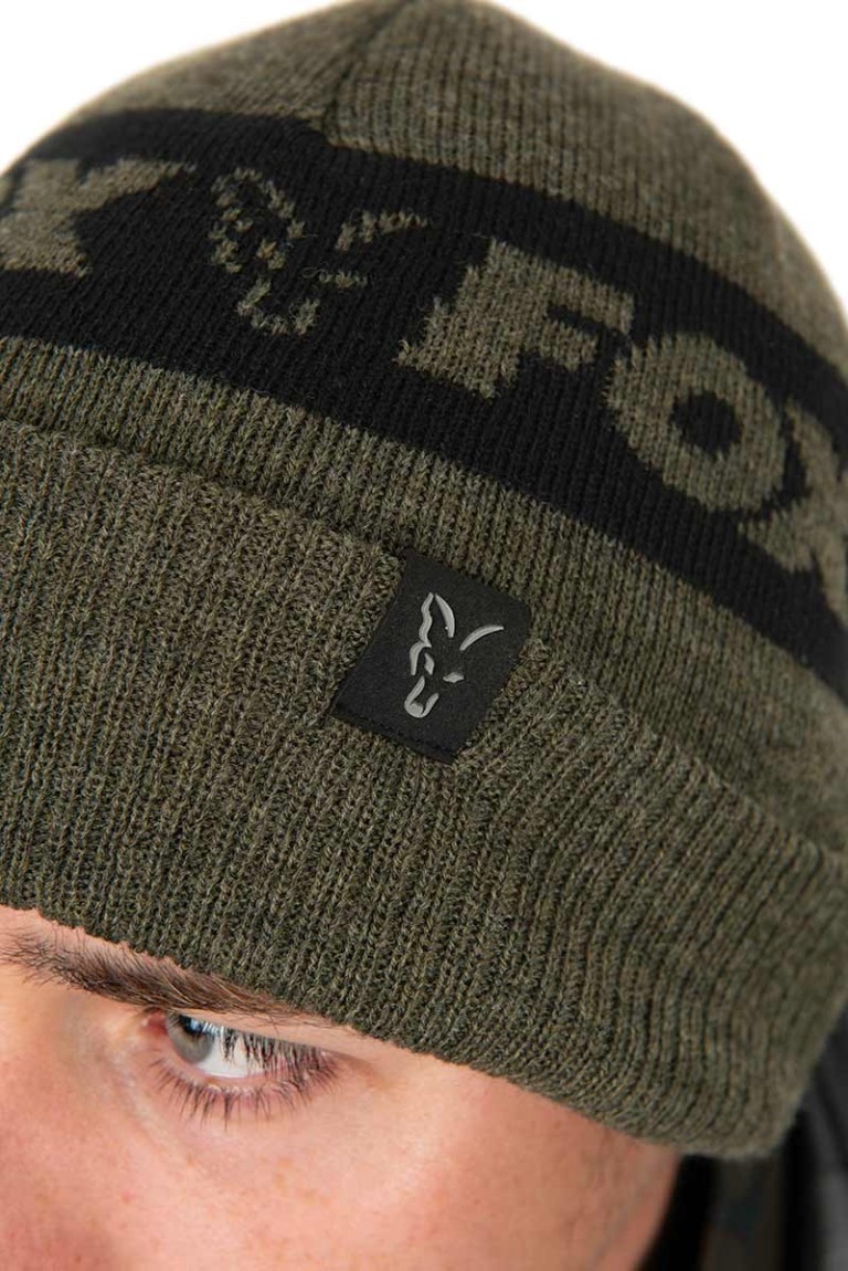 Fox Collection Beanie Hat G/B - Téli Sapka