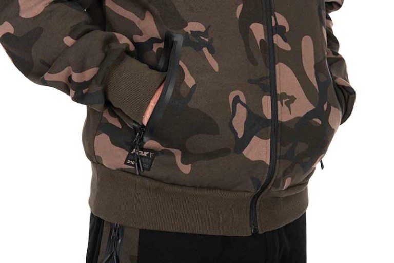 Fox Camo Full Zip Premium 310 Hoodie - Kapucnis pulóver