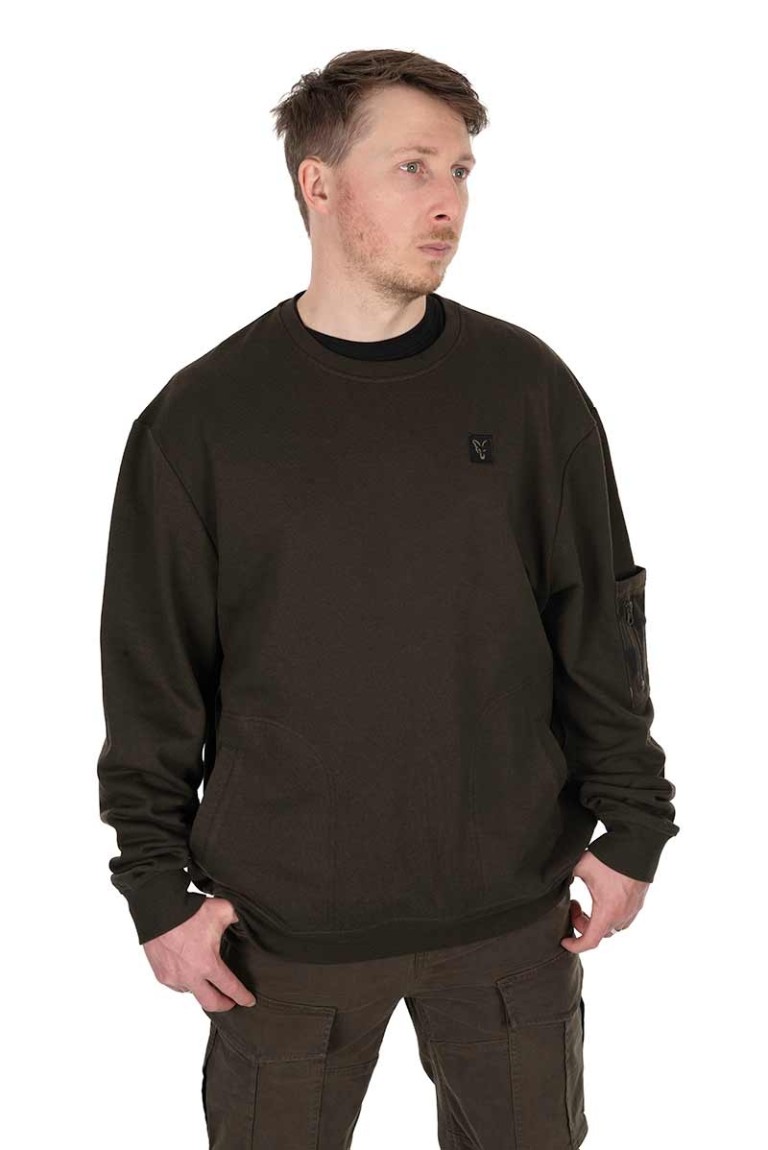 Fox LW Khaki Jumper - Pulóver