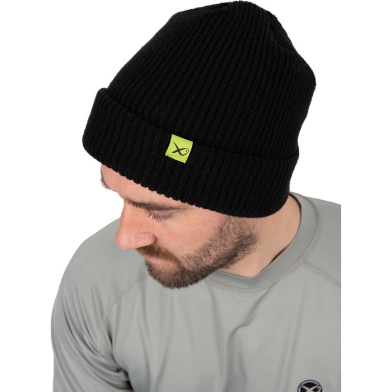 Matrix Thinsulate Beanie Hat Black - Kötött sapka