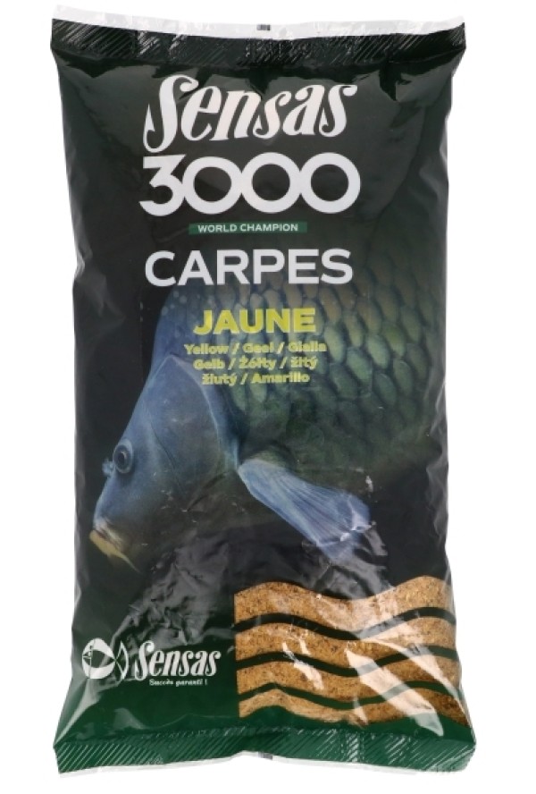 Sensas Etetőanyag 3000 Club Carpes Jaune (ponty-sárga) 2,5 kg