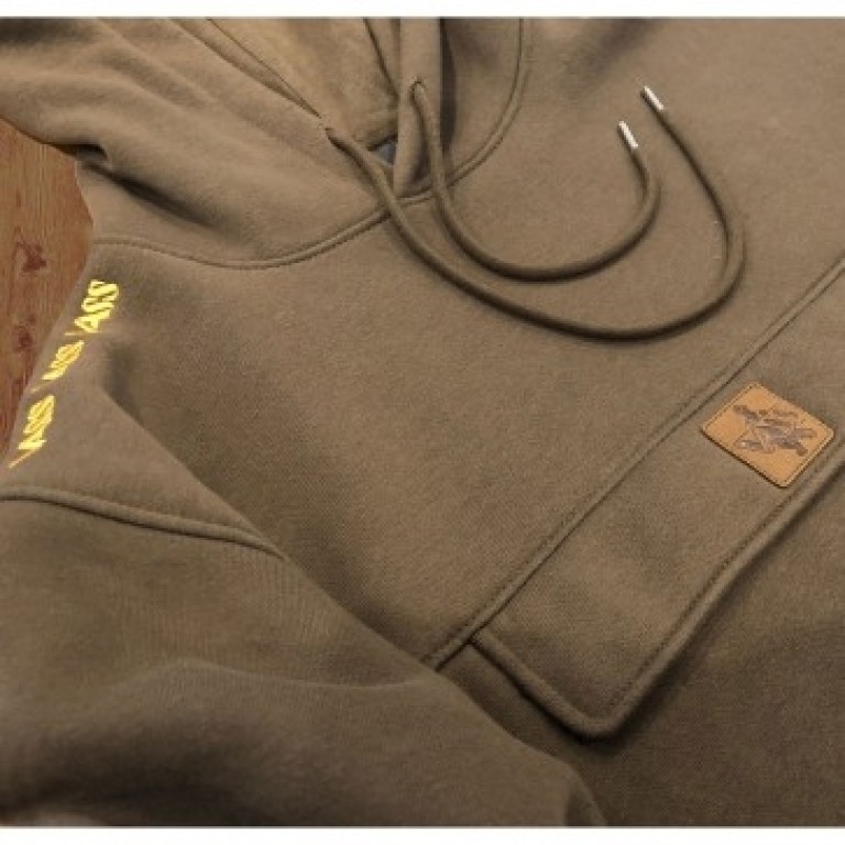 Vass Culture Hoody Khaki Green - Kapucnis pulóver