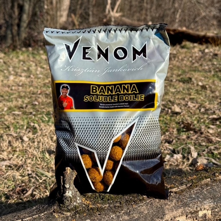 Feedermania Venom Soluble Boilie Banana 24 mm