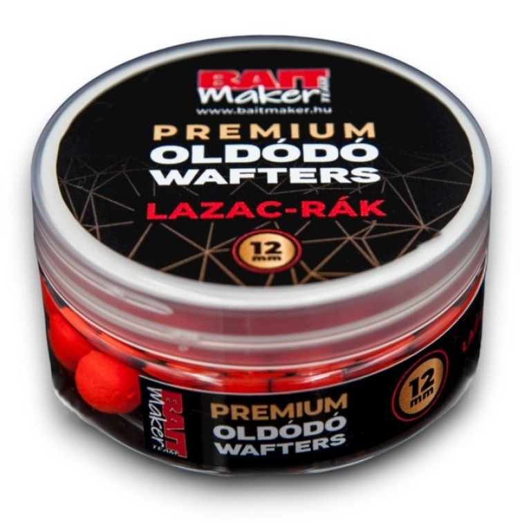 Bait Maker Prémium Oldódó Wafters Lazac és Rák 12 mm 30 g