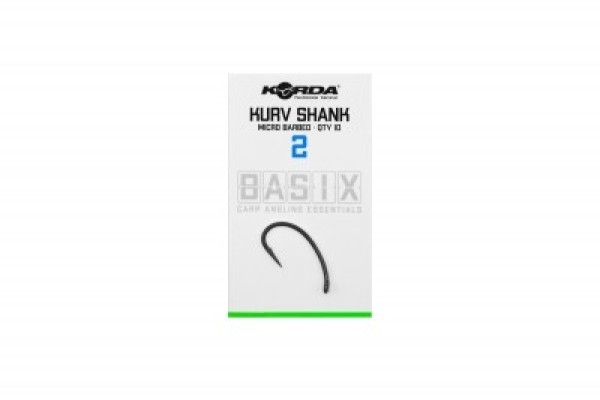 Korda Basic Kurv Shank Barbed - Horog