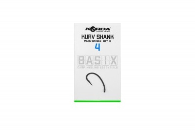 Korda Basic Kurv Shank Barbed - Horog