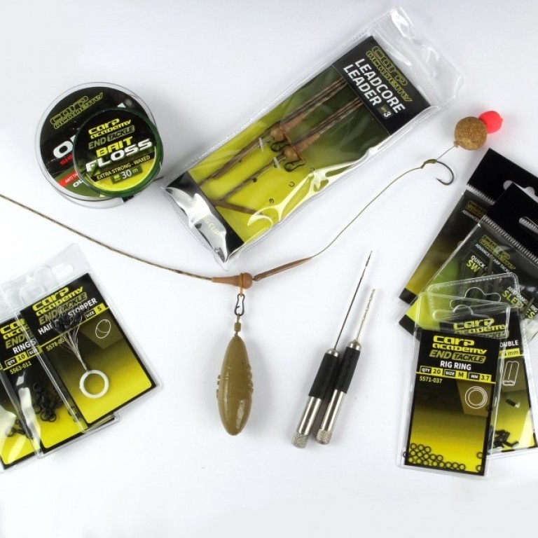 Carp Academy Leadcore Leader - Komplett végszerelék ólombetétes zsinóron