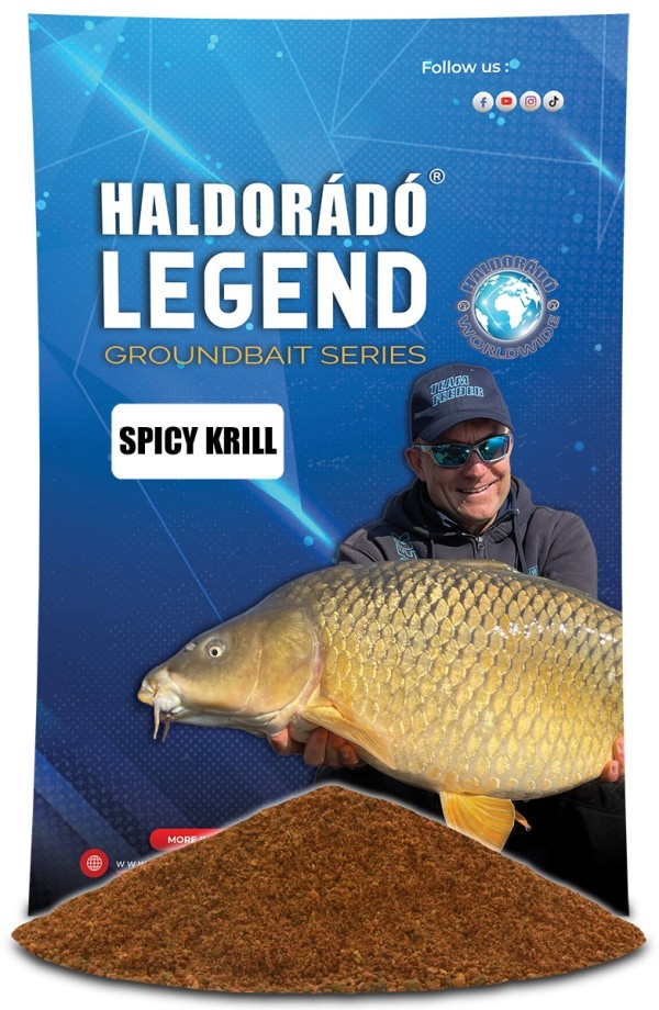 Haldorádó Legend Groundbait Spicy Krill - Etetőanyag