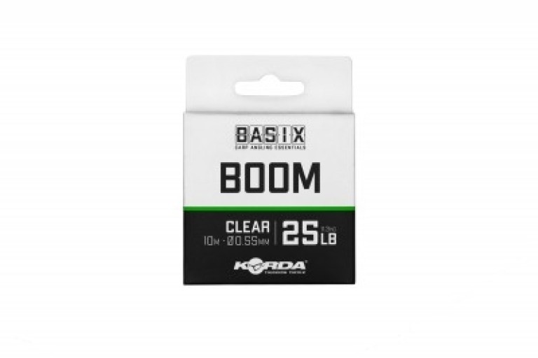Korda Basic Boom 25 lb - Fluorocarbon előkezsinór