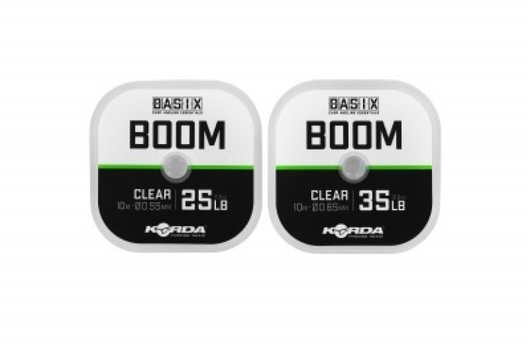 Korda Basic Boom 25 lb - Fluorocarbon előkezsinór