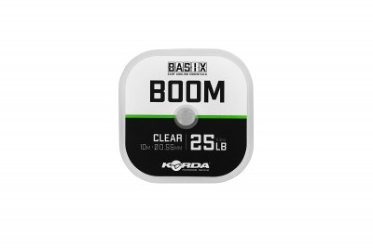 Korda Basic Boom 25 lb - Fluorocarbon előkezsinór