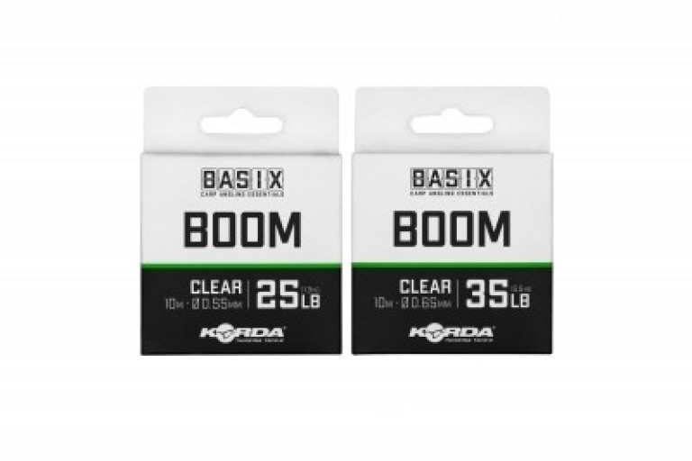 Korda Basic Boom 35 lb -Fluorocarbon előkezsinór