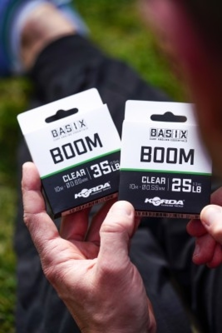 Korda Basic Boom 35 lb -Fluorocarbon előkezsinór