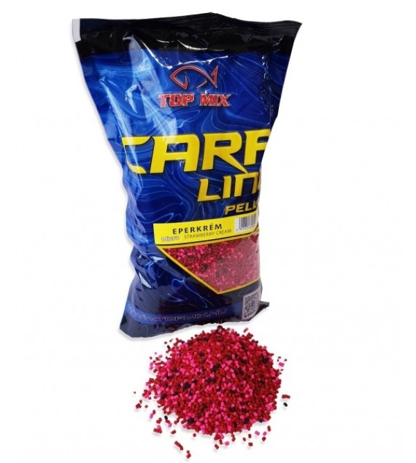 Top Mix Carp Line Micro Etető Pellet Eperkrém