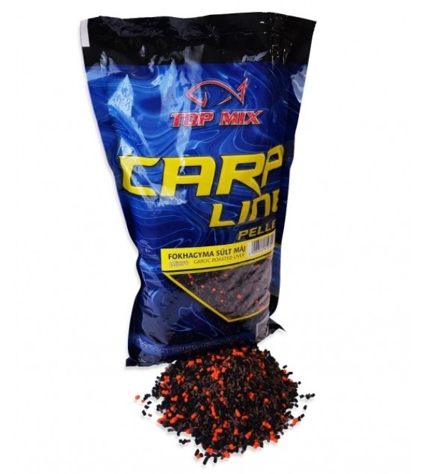 Top Mix Carp Line Micro Etető Pellet Fokhagyma - Sült Máj