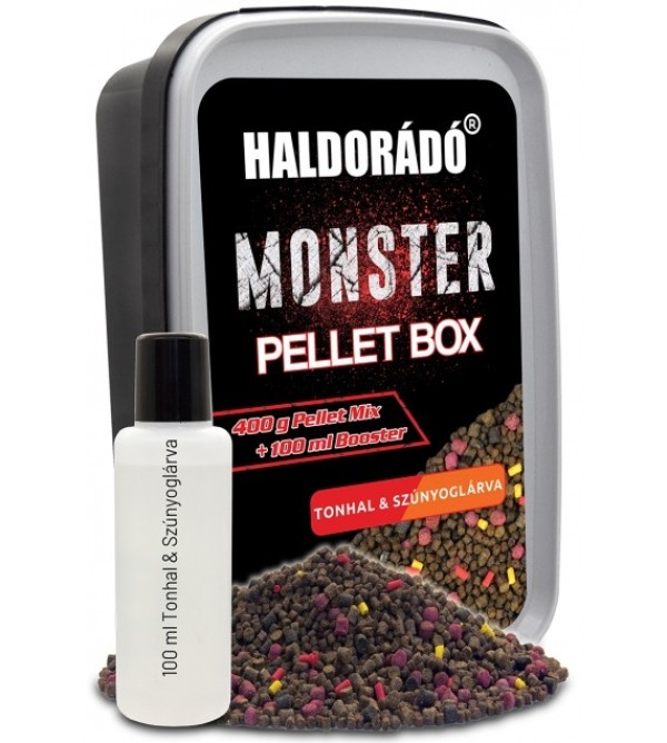 Haldorádó Monster Pellet Box Tonhal & Szúnyoglárva