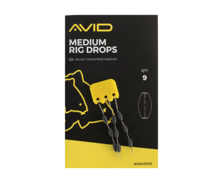 Avid Carp Outline Medium Rig Drops - Előkesúly