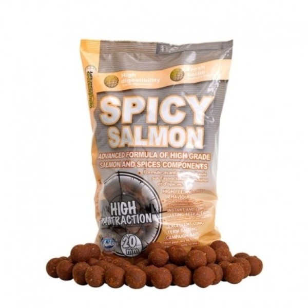 Starbaits PC Spicy Salmon Boilie 20 mm 800 g