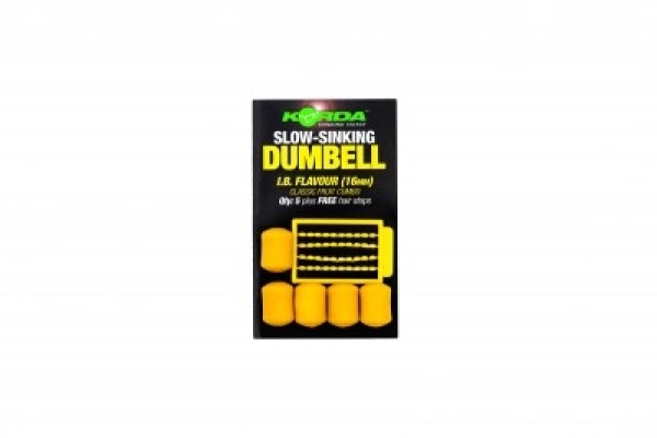 Korda Slow Sinking Dumbell IB 12 mm - Lassan süllyedő dumbell csaliimitáció