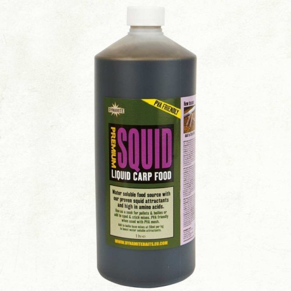 Dynamite Baits Premium Liquid Carp Food Locsoló Squid 1l