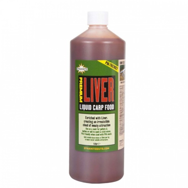 Dynamite Baits Premium Liquid Carp Food Locsoló Liver 1 l