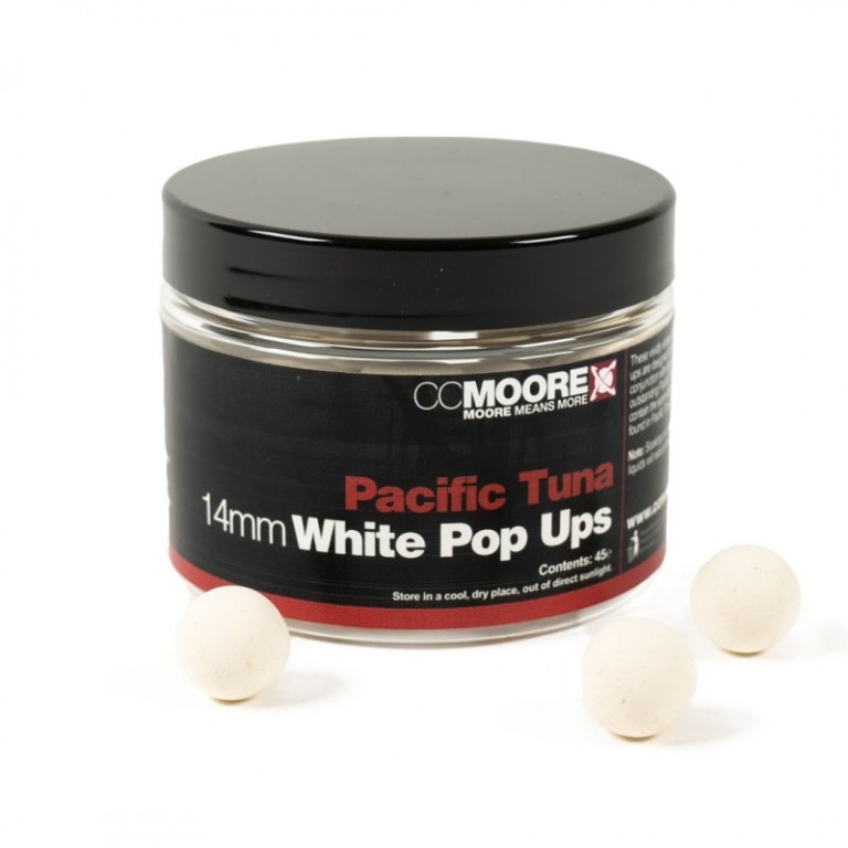 CC Moore Pacific Tuna White Pop Ups 14 mm