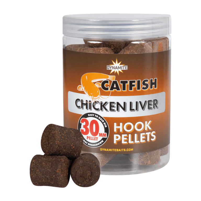 Dynamite Baits Chicken Liver Catfish Hook Pellet 30 mm - Harcsás Csirkemájas pellet