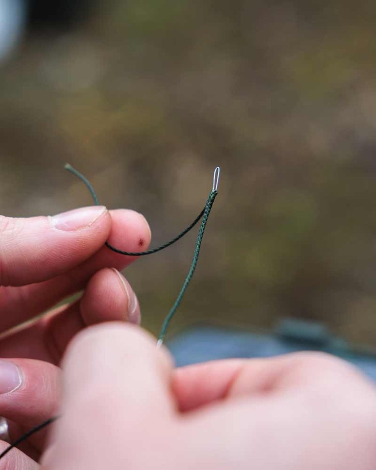 Fox Naturals Splice Hooklength 50 lb - Fűzhető fonott előkezsinór