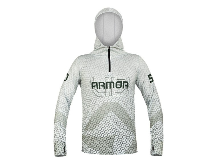Delphin UV Armor 50+ Kapucnis Hosszúujjú Póló Olive