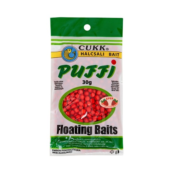 Cukk Puffi Apró Piros Eper ízben