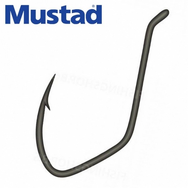 Mustad Ultra NP Single Catfish Black Nickel - Harcsázó horog