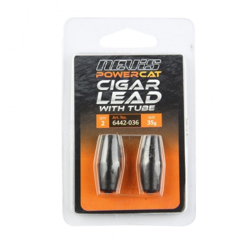 Nevis PowerCat Cigar Lead With Tube 60 g - Betétes szivarólom harcsázó szerelékhez