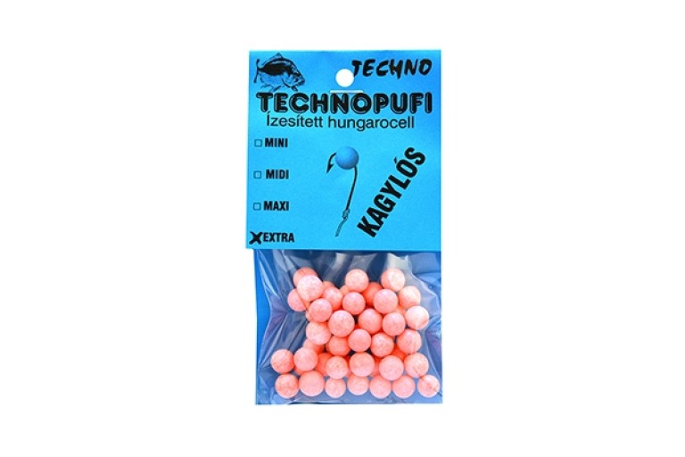 Technopufi színes extra kagyló