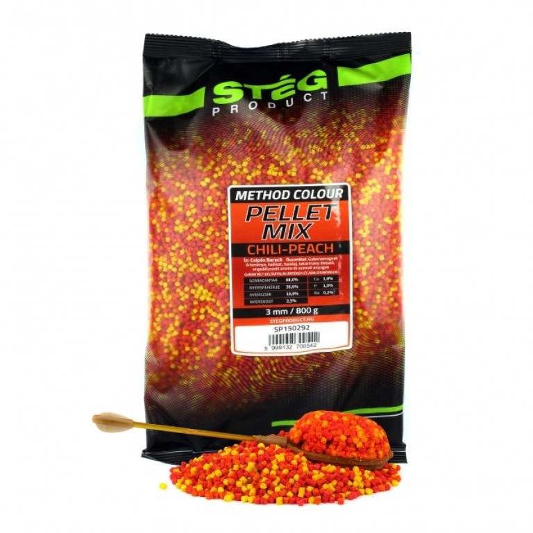 Stég Product Pellet Mix Chili-Peach 3 mm 800 g