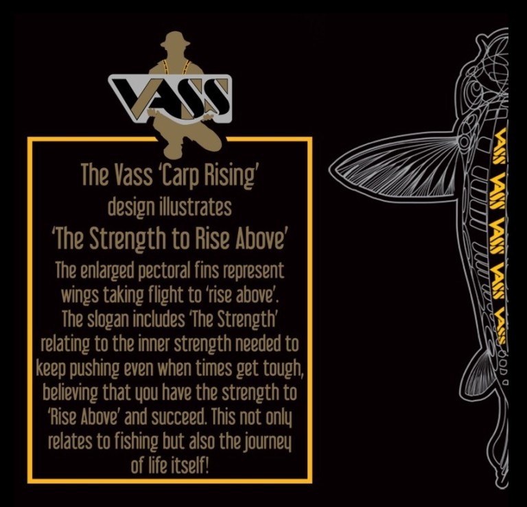 Vass Carp Rising Hoodie Khaki Edition - Kapucnis pulóver