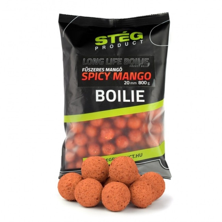 Stég Long Life Boilie Spicy Mangó 20 mm