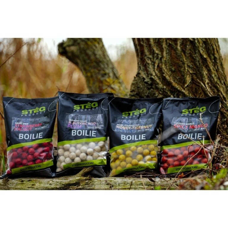 Stég Long Life Boilie Spicy Mangó 20 mm